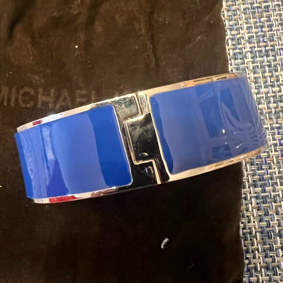 Michael Kors BUCKLE Bangle Bracelet Blue - Picture 6 of 8